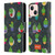 emoji® Cactus And Pineapple Pattern Leather Book Wallet Case Cover For Apple iPhone 13 Mini