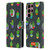 emoji® Cactus And Pineapple Pattern Leather Book Wallet Case Cover For Samsung Galaxy S22 Ultra 5G