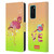 emoji® Polygon Flamingo Leather Book Wallet Case Cover For Huawei P40 5G