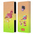 emoji® Polygon Flamingo Leather Book Wallet Case Cover For Samsung Galaxy S9