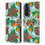 emoji® Sloth Tropical Leather Book Wallet Case Cover For Motorola Edge 30