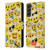 emoji® Smileys Stickers Leather Book Wallet Case Cover For Samsung Galaxy S21 FE 5G