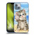 Kayomi Harai Animals And Fantasy Seashell Kitten At Beach Soft Gel Case for Apple iPhone 14