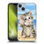 Kayomi Harai Animals And Fantasy Seashell Kitten At Beach Soft Gel Case for Apple iPhone 14 Plus