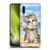 Kayomi Harai Animals And Fantasy Seashell Kitten At Beach Soft Gel Case for Samsung Galaxy A90 5G (2019)