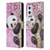 Kayomi Harai Animals And Fantasy Cherry Blossom Panda Leather Book Wallet Case Cover For OnePlus 9 Pro