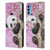 Kayomi Harai Animals And Fantasy Cherry Blossom Panda Leather Book Wallet Case Cover For OPPO Reno 4 5G