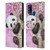 Kayomi Harai Animals And Fantasy Cherry Blossom Panda Leather Book Wallet Case Cover For Samsung Galaxy M31 (2020)