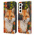 Kayomi Harai Animals And Fantasy Fox With Autumn Leaves Leather Book Wallet Case Cover For Samsung Galaxy S22 5G