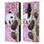Kayomi Harai Animals And Fantasy Cherry Blossom Panda Leather Book Wallet Case Cover For Sony Xperia Pro-I