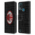 AC Milan Crest Patterns Red And Grey Leather Book Wallet Case Cover For Nokia G11 Plus
