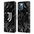 Juventus Football Club Marble Black Leather Book Wallet Case Cover For Apple iPhone 12 Pro Max