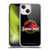 Jurassic Park Logo Plain Black Soft Gel Case for Apple iPhone 13 Mini