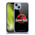 Jurassic Park Logo Plain Black Soft Gel Case for Apple iPhone 14 Plus