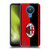 AC Milan Crest Red And Black Soft Gel Case for Nokia 1.4