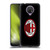 AC Milan Crest Full Colour Black Soft Gel Case for Nokia G10