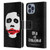 The Dark Knight Character Art Joker Face Leather Book Wallet Case Cover For Apple iPhone 14