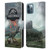 Jurassic World Fallen Kingdom Key Art T-Rex Volcano Leather Book Wallet Case Cover For Apple iPhone 12 / iPhone 12 Pro