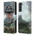 Jurassic World Fallen Kingdom Key Art T-Rex Volcano Leather Book Wallet Case Cover For Samsung Galaxy S21 FE 5G