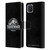 Jurassic World Fallen Kingdom Logo Plain Black Leather Book Wallet Case Cover For OPPO Reno4 Z 5G