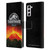 Jurassic World Fallen Kingdom Logo Volcano Eruption Leather Book Wallet Case Cover For Samsung Galaxy S21+ 5G