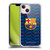 FC Barcelona Crest Patterns Barca Soft Gel Case for Apple iPhone 13
