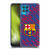 FC Barcelona Crest Patterns Glitch Soft Gel Case for Motorola Moto G100