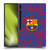 FC Barcelona Crest Patterns Glitch Soft Gel Case for Samsung Galaxy Tab S8 Ultra
