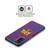 FC Barcelona Crest Patterns Glitch Soft Gel Case for Samsung Galaxy S21+ 5G