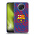 FC Barcelona Crest Patterns Glitch Soft Gel Case for Xiaomi Redmi Note 9T 5G