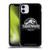 Jurassic World Fallen Kingdom Logo Plain Black Soft Gel Case for Apple iPhone 11