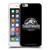 Jurassic World Fallen Kingdom Logo Plain Black Soft Gel Case for Apple iPhone 6 Plus / iPhone 6s Plus