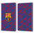 FC Barcelona Crest Patterns Glitch Leather Book Wallet Case Cover For Amazon Kindle Paperwhite 1 / 2 / 3