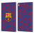 FC Barcelona Crest Patterns Glitch Leather Book Wallet Case Cover For Apple iPad Pro 10.5 (2017)