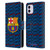 FC Barcelona Crest Patterns Barca Leather Book Wallet Case Cover For Apple iPhone 11