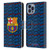 FC Barcelona Crest Patterns Barca Leather Book Wallet Case Cover For Apple iPhone 14