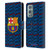 FC Barcelona Crest Patterns Barca Leather Book Wallet Case Cover For OnePlus 9