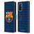 FC Barcelona Crest Patterns Barca Leather Book Wallet Case Cover For OPPO A54 5G