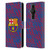 FC Barcelona Crest Patterns Glitch Leather Book Wallet Case Cover For Sony Xperia Pro-I