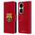 FC Barcelona Crest Red Leather Book Wallet Case Cover For Huawei P50