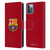 FC Barcelona Crest Red Leather Book Wallet Case Cover For Apple iPhone 12 / iPhone 12 Pro