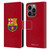 FC Barcelona Crest Red Leather Book Wallet Case Cover For Apple iPhone 14 Pro