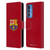FC Barcelona Crest Red Leather Book Wallet Case Cover For Motorola Edge 20 Pro