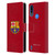 FC Barcelona Crest Red Leather Book Wallet Case Cover For Motorola Moto E7 Power / Moto E7i Power