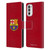 FC Barcelona Crest Red Leather Book Wallet Case Cover For Motorola Moto G52