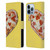 Pepino De Mar Foods Heart Pizza Leather Book Wallet Case Cover For Apple iPhone 13 Pro Max