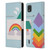 Pepino De Mar Rainbow Art Leather Book Wallet Case Cover For Nokia C2 2nd Edition