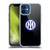 Fc Internazionale Milano Badge Logo On Black Soft Gel Case for Apple iPhone 12 Mini & MagSafe