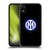 Fc Internazionale Milano Badge Logo On Black Soft Gel Case for Apple iPhone XR