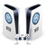 Fc Internazionale Milano Badge Logo On White Vinyl Sticker Skin Decal Cover for Sony PS5 Disc Edition Bundle